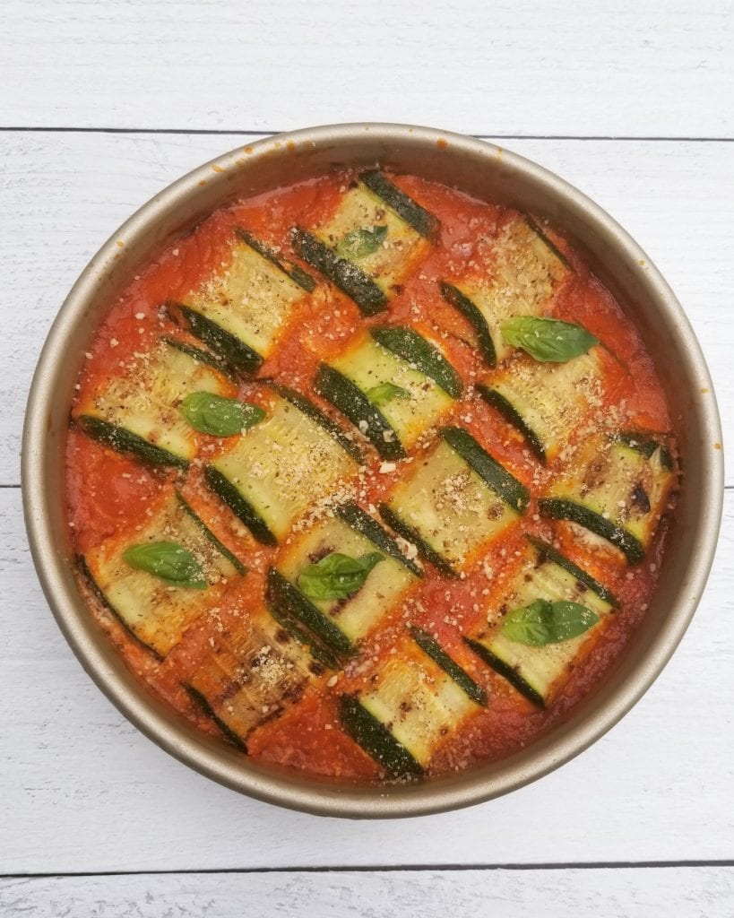 zucchini involtini with alternative to cheese