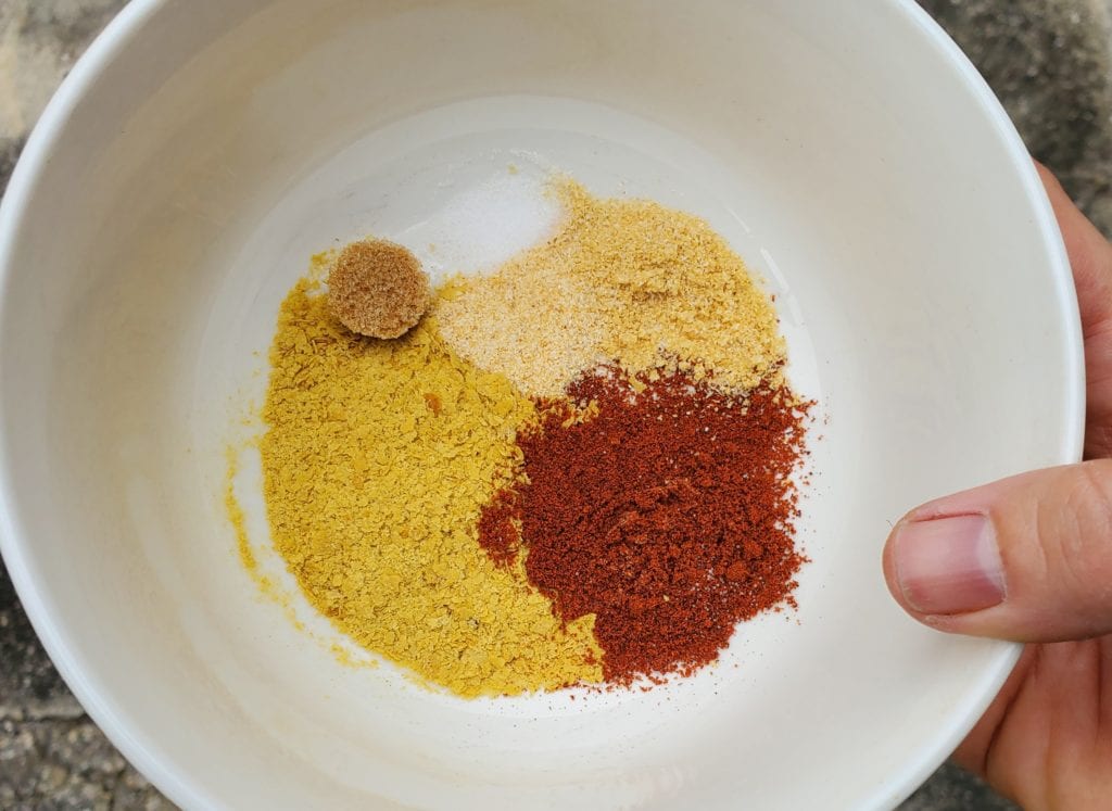 bowl of bbq seasoning spices