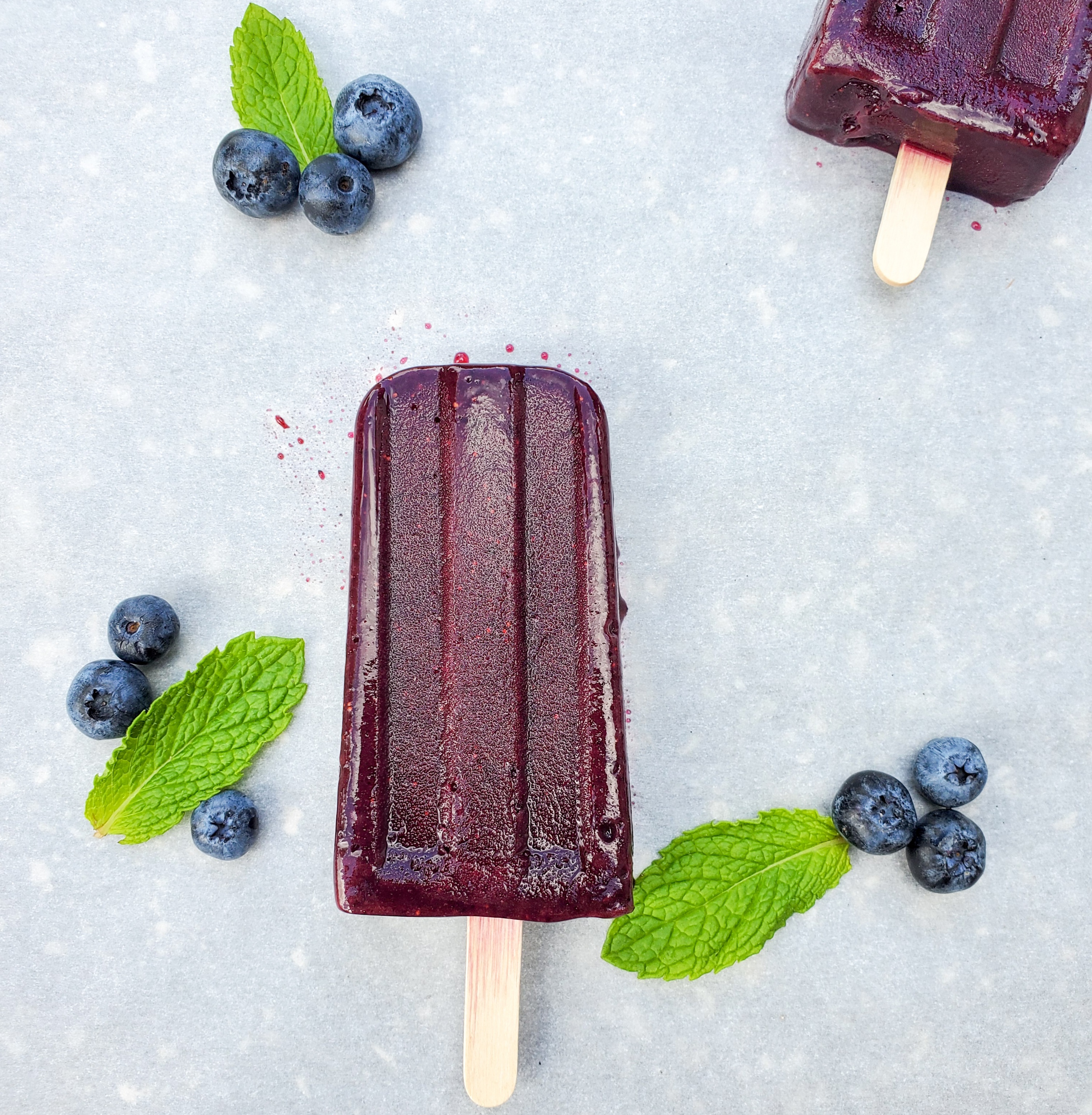 Blueberry Popsicles