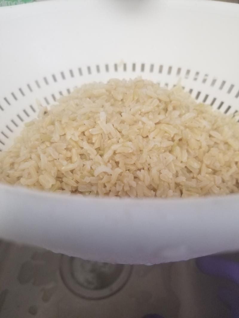 Perfect Brown Rice in a Rice Cooker • The Incredible Bulks