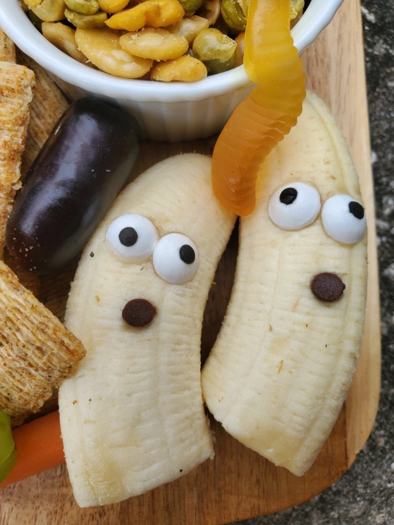 Bananas with googly eyes