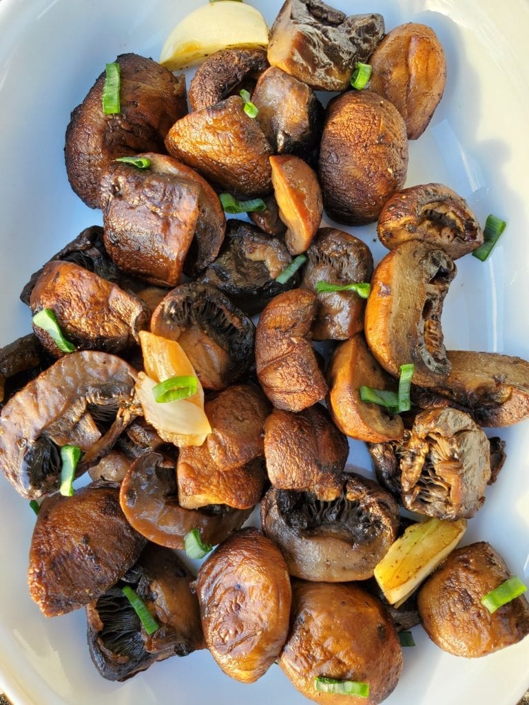 roasted mushrooms
