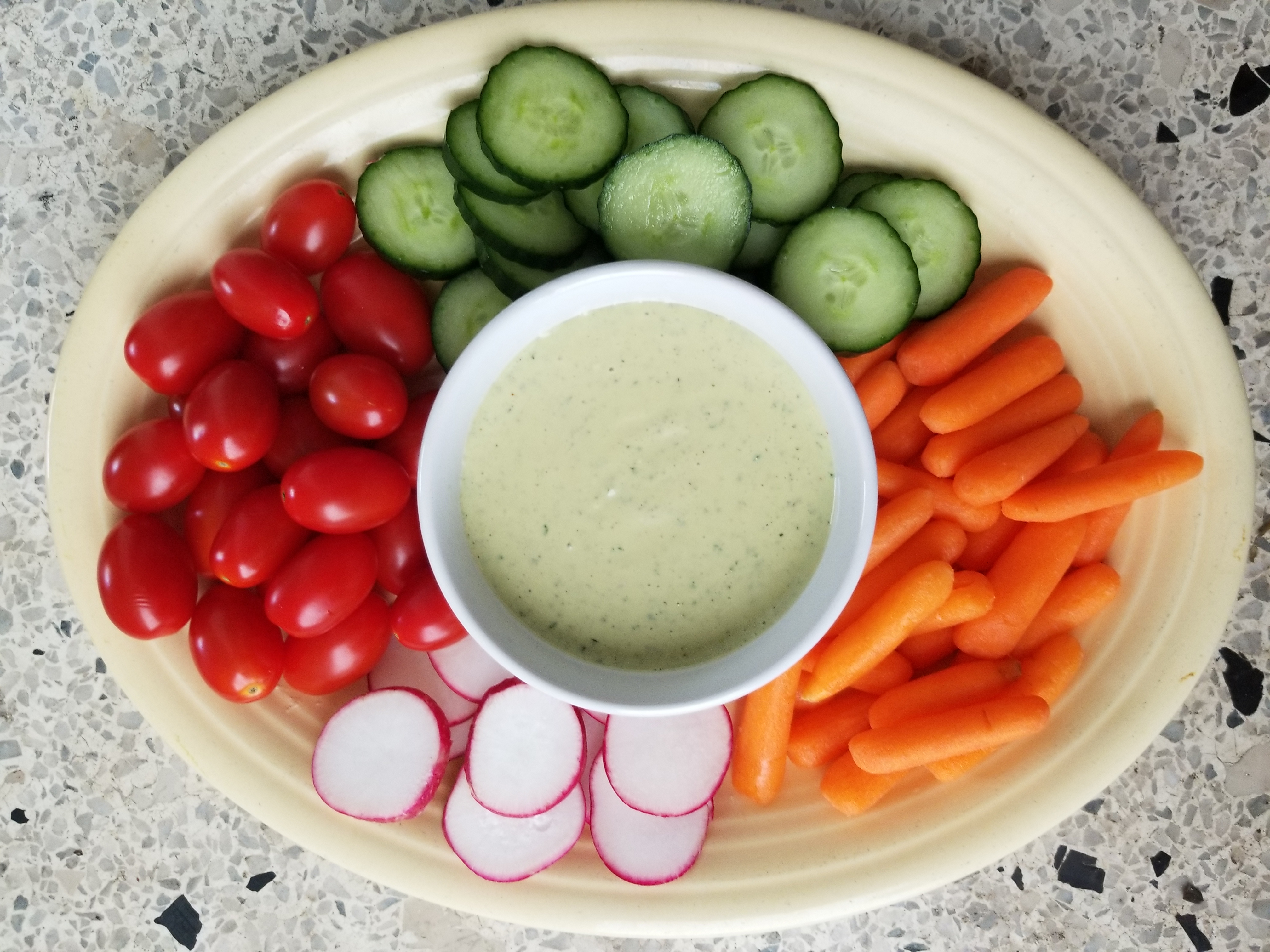 Veggie Platter with Dip