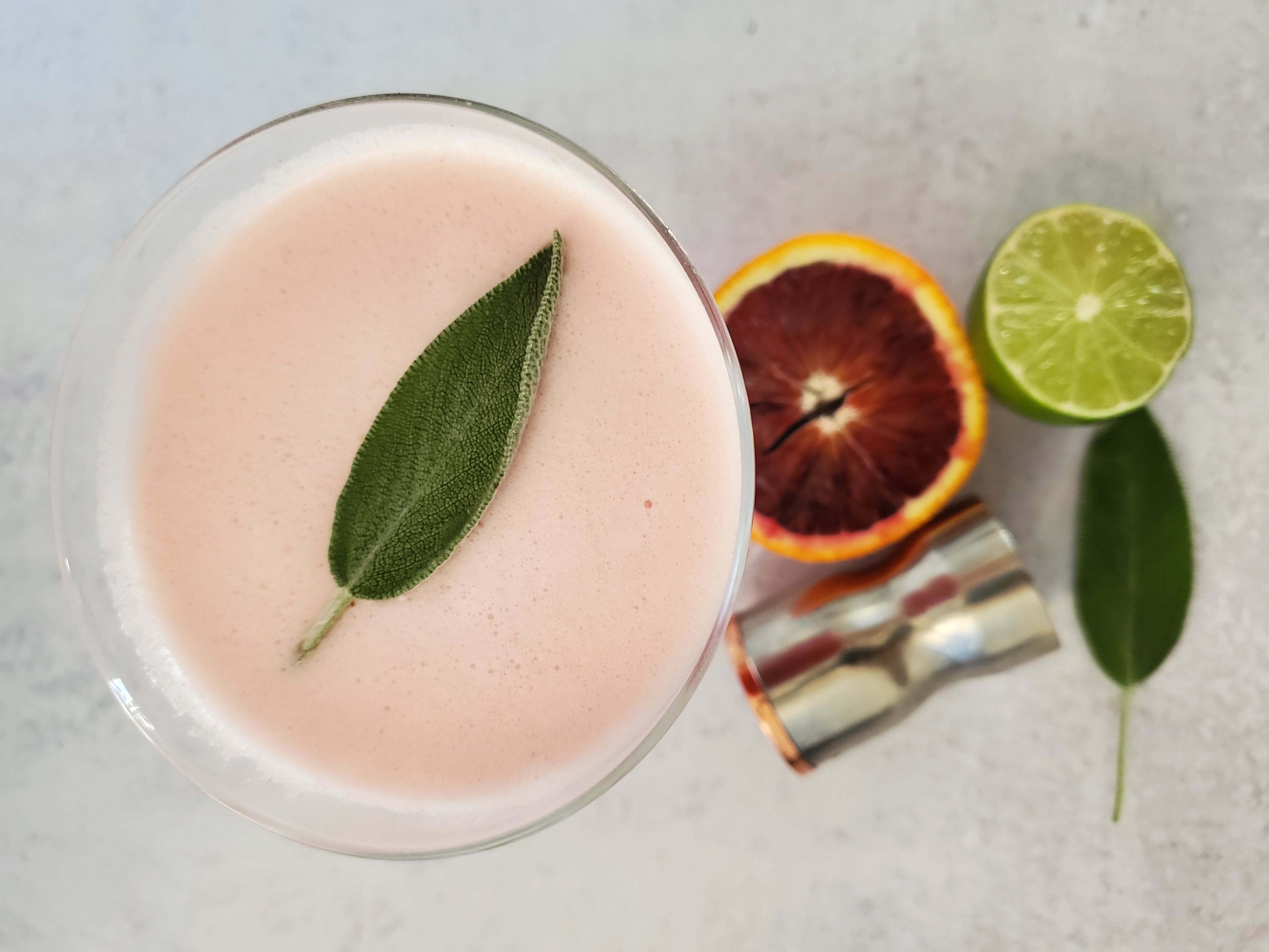 Blood Orange Gin Sour - Top Shot