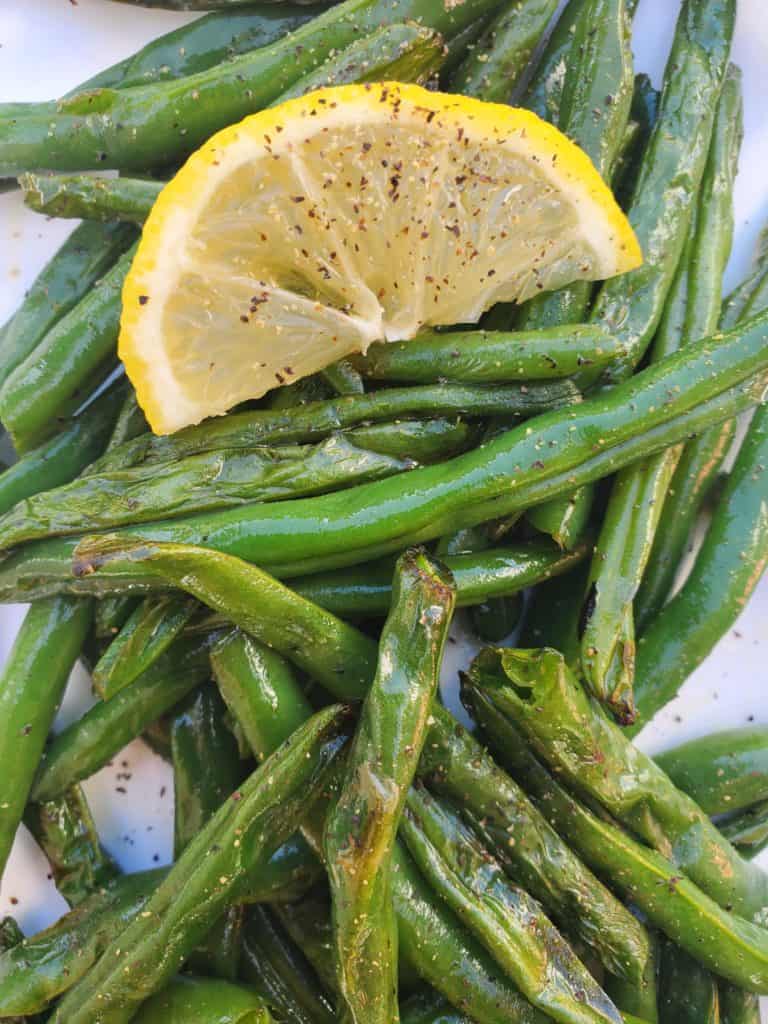 Roasted Green Beans with Lemon
