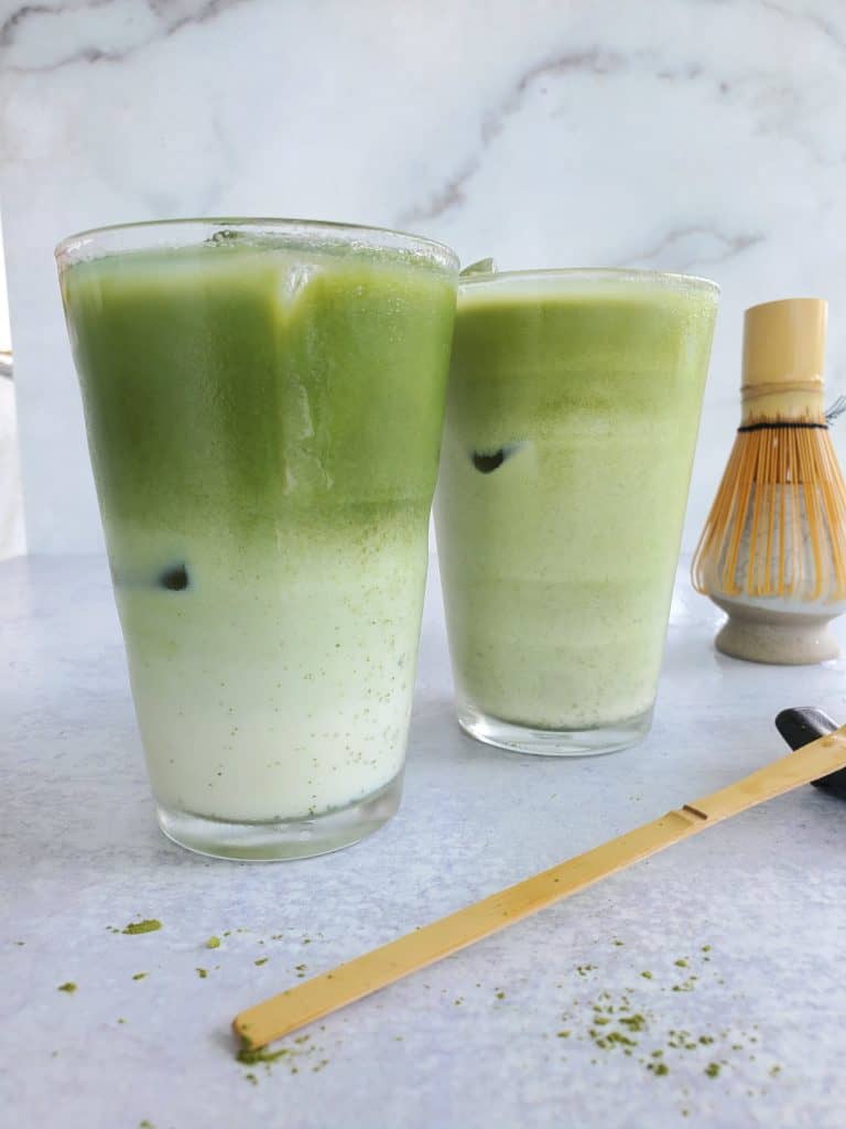 Easy Iced Matcha Latte - Amy's Nutrition Kitchen