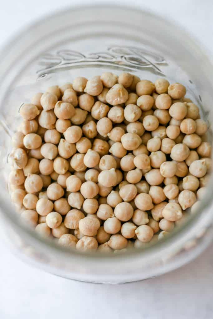 Top Shot Chickpeas Mason Jar - Uncooked