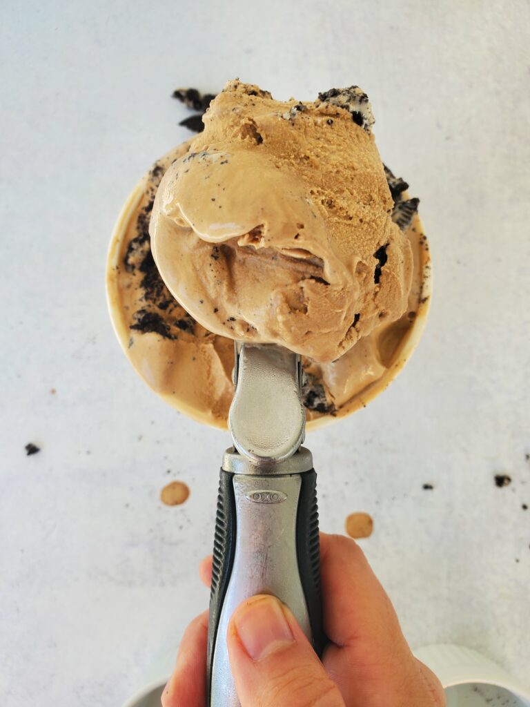 Cookies and Cream Scoop of Ice Cream
