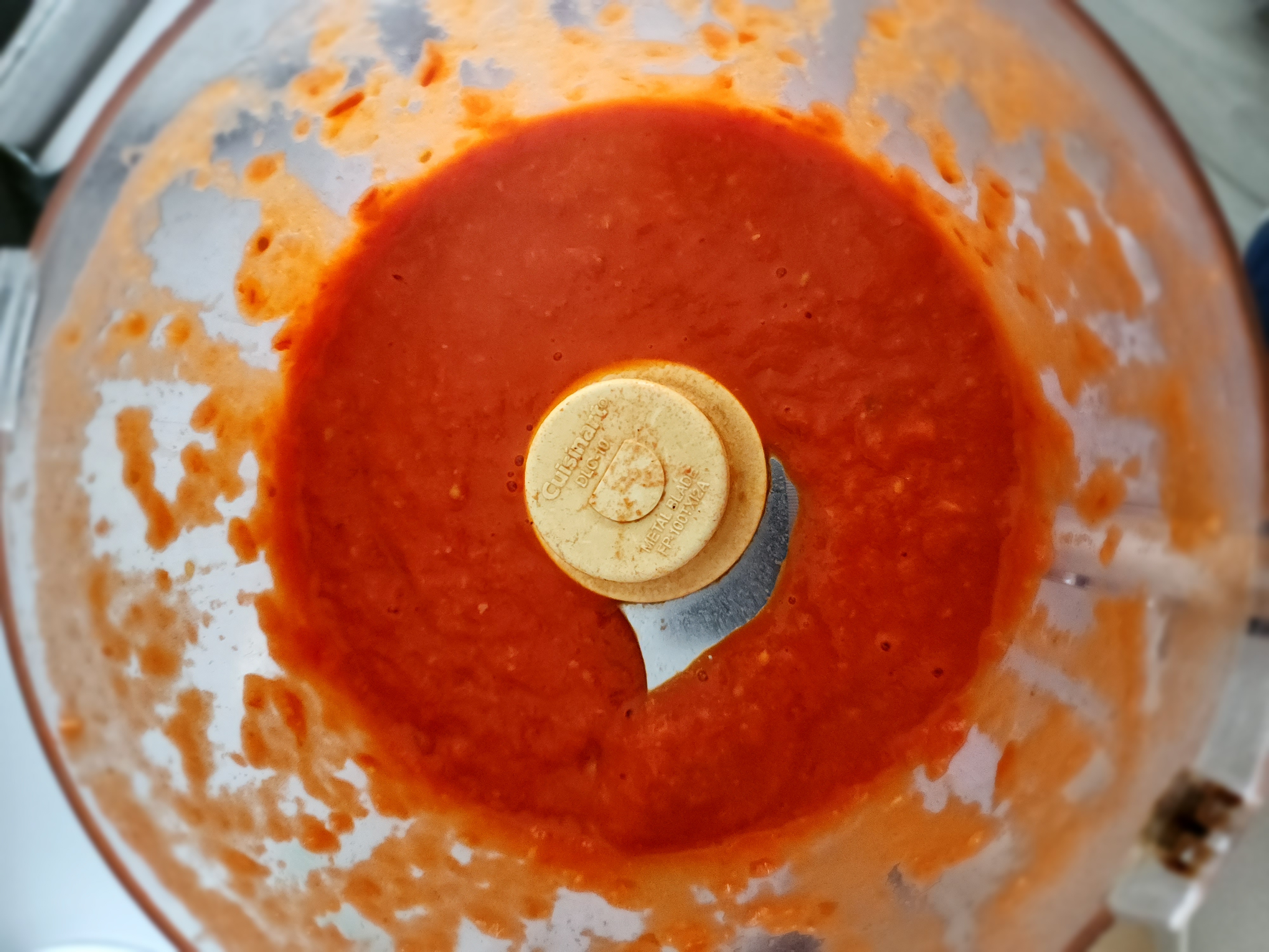 Tomatoes pureed if you don't want them whole