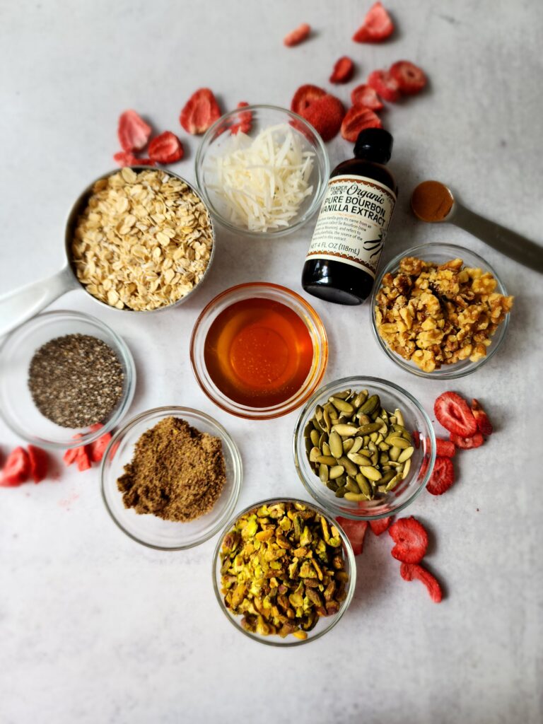 Ingredients for Homemade Muesli