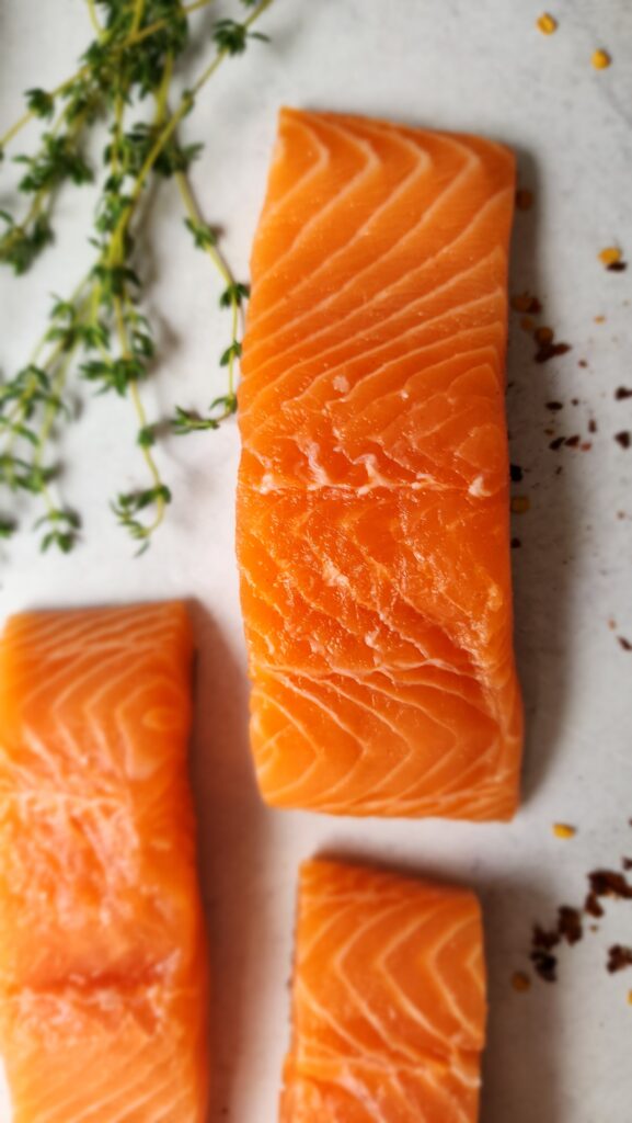 Salmon close-up