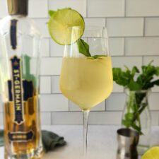 Hugo Spritz Cocktail (St-Germain Elderflower Spritz) - A Grateful Meal