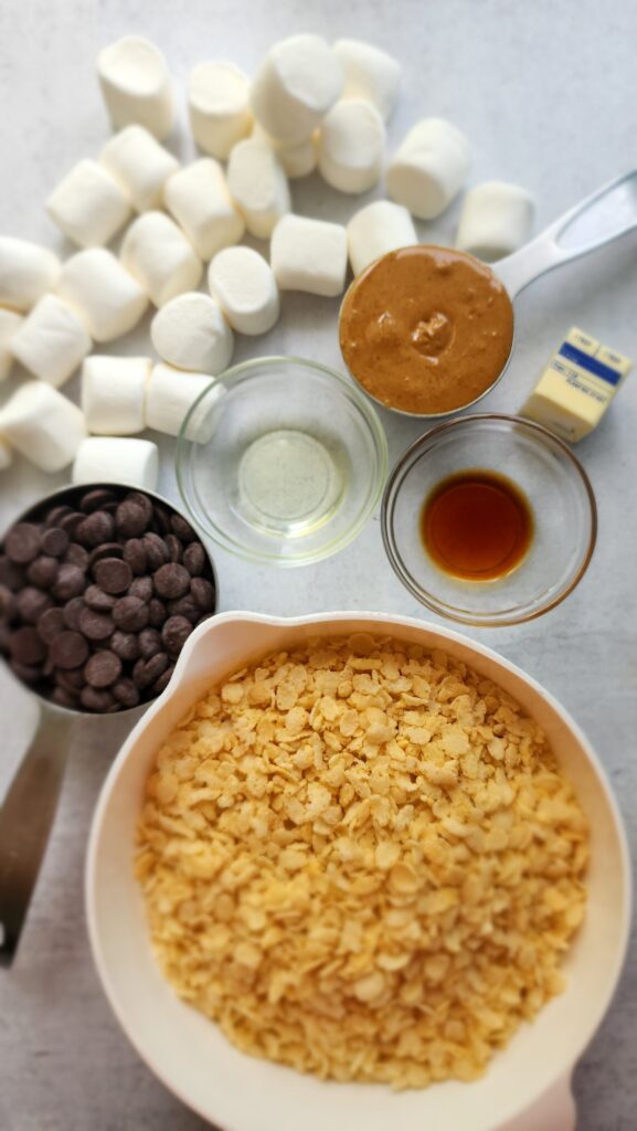 Peanut Butter Crispy Rice Treat - Ingredients