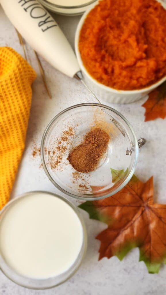 Close up pumpkin pie spice