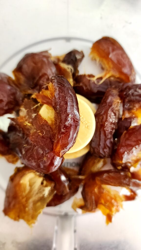 dates in a food processor