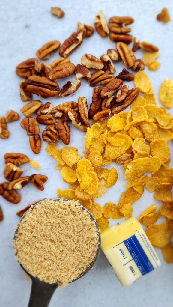 ingredients for sweet potato casserole topping