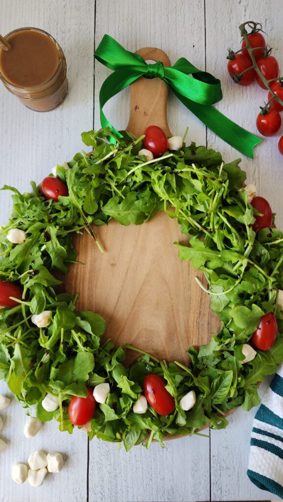 Caprese Christmas Wreath 