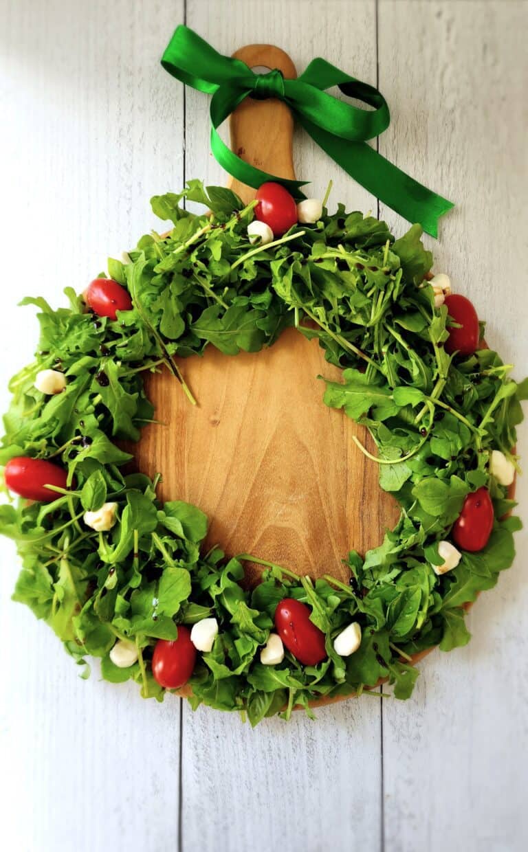 Caprese Christmas Wreath