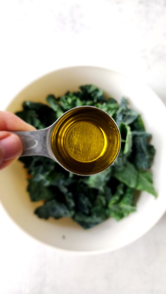 Olive oil to add to kale for air fryer kale chips