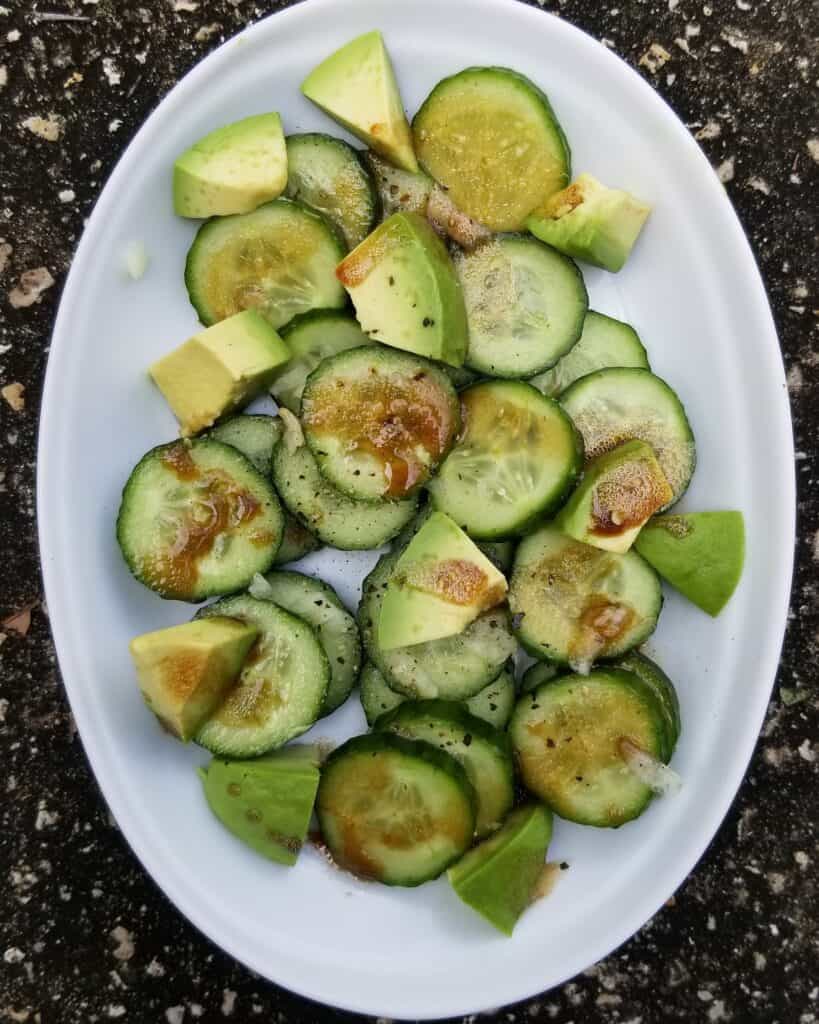 quick pickled cucumber