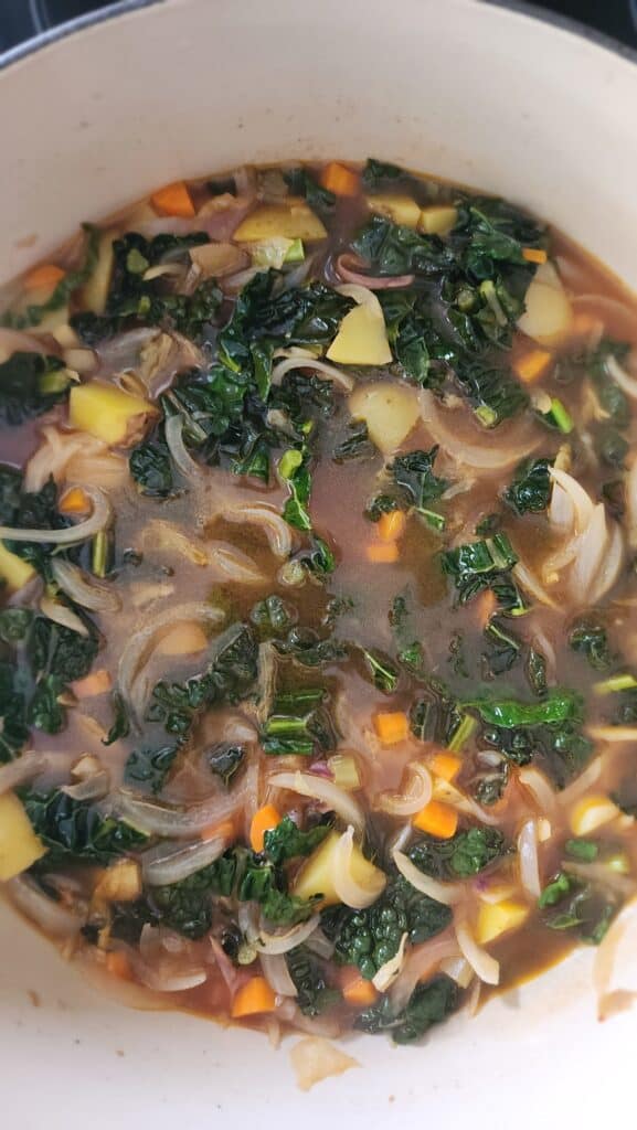 all cooked and simmered: Easy Ribollita Soup