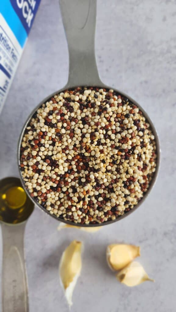 1 cup of tri-colored quinoa for Instant Pot Quinoa