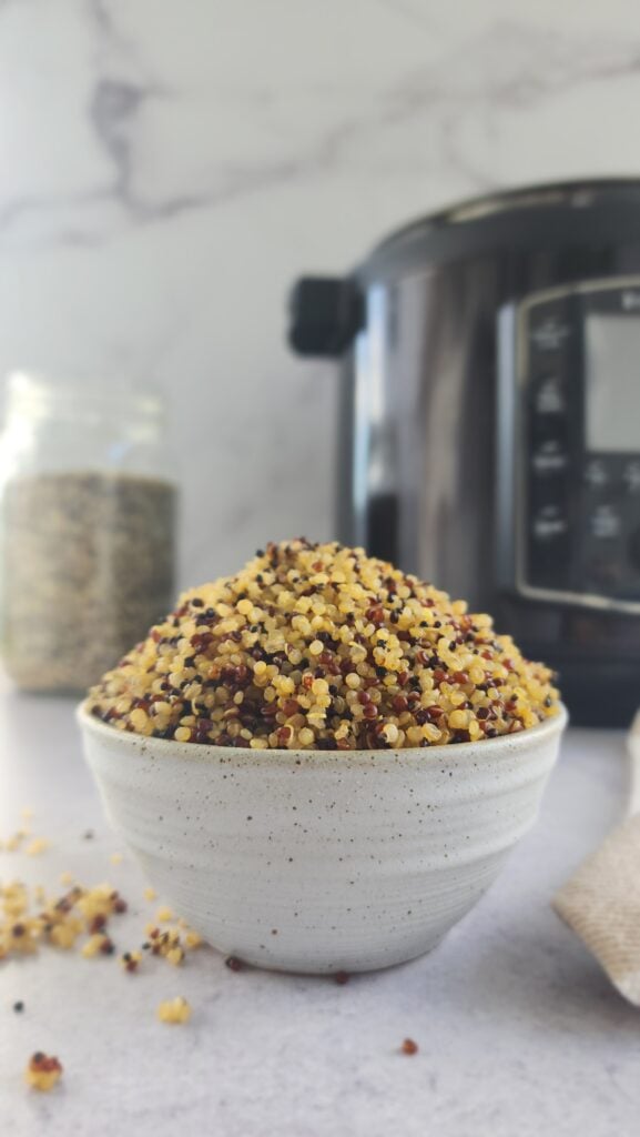 bowl of Instant Pot Quinoa
