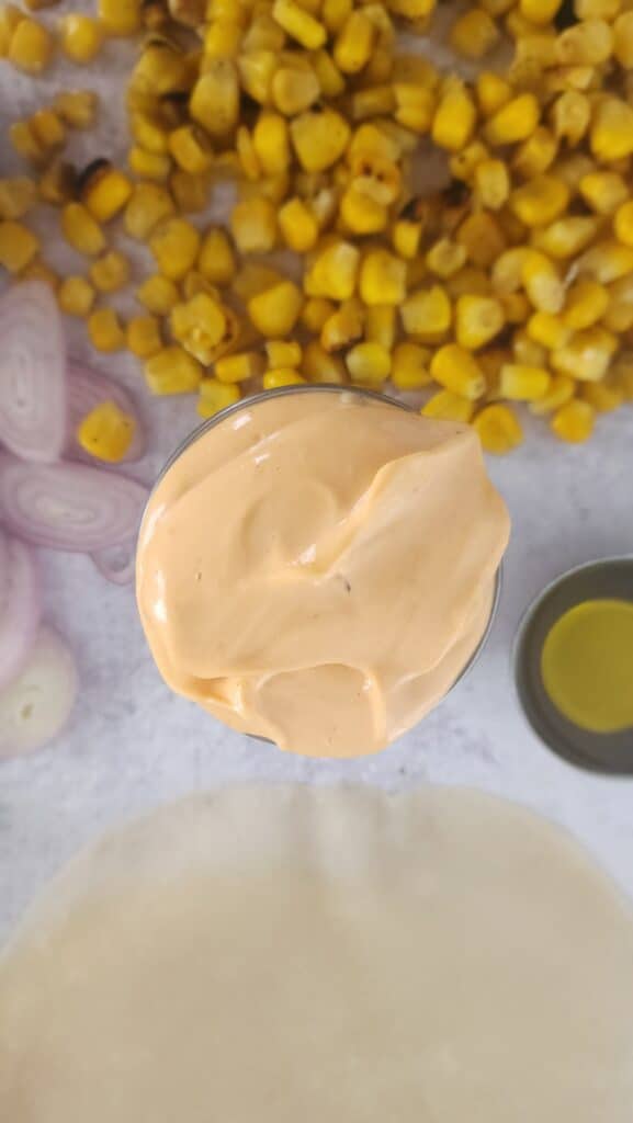 chipotle mayonnaise for Halloumi Tacos