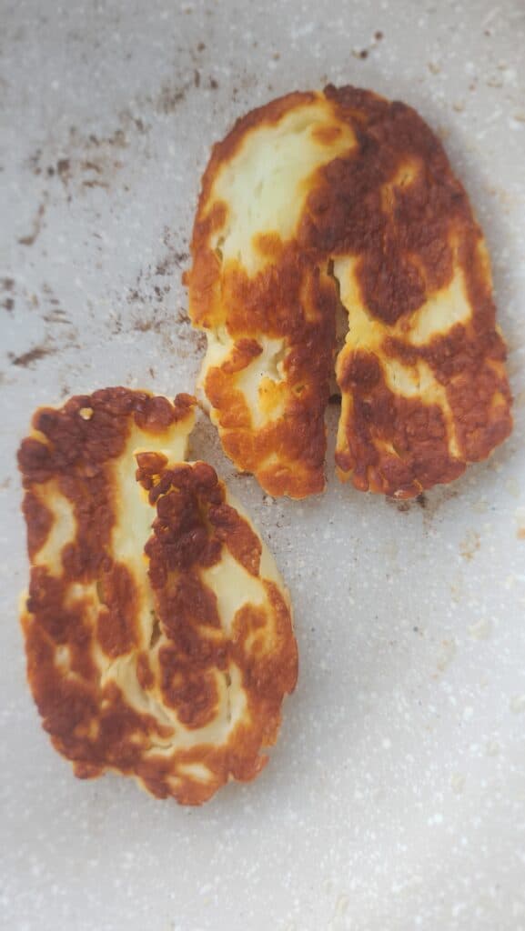 pan fried halloumi cheese