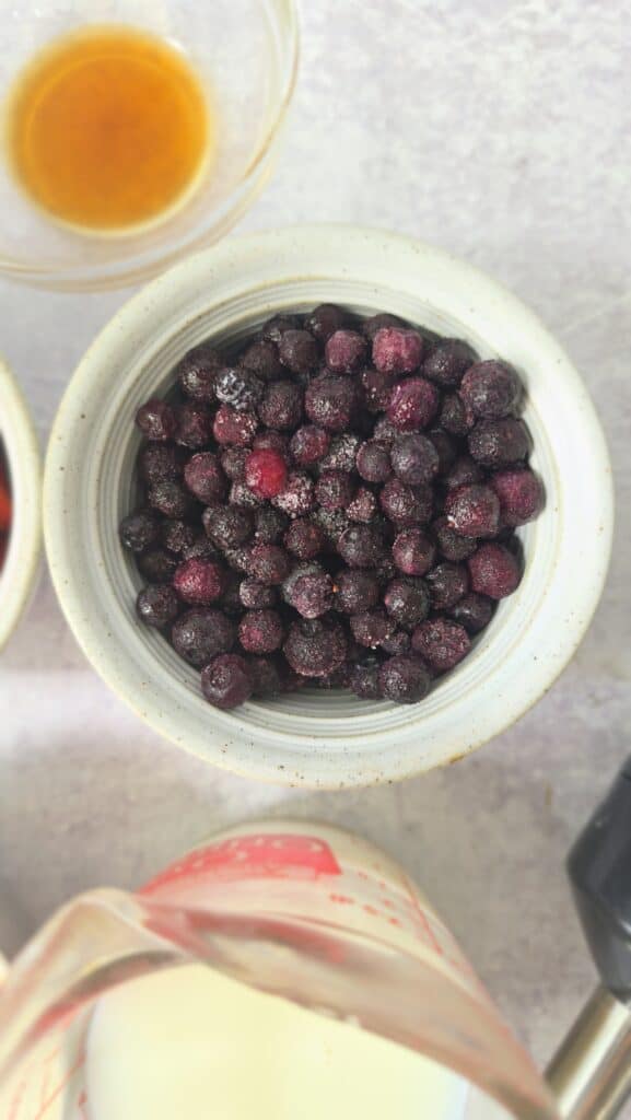 blueberries for Copycat Chobani Yogurt Drink