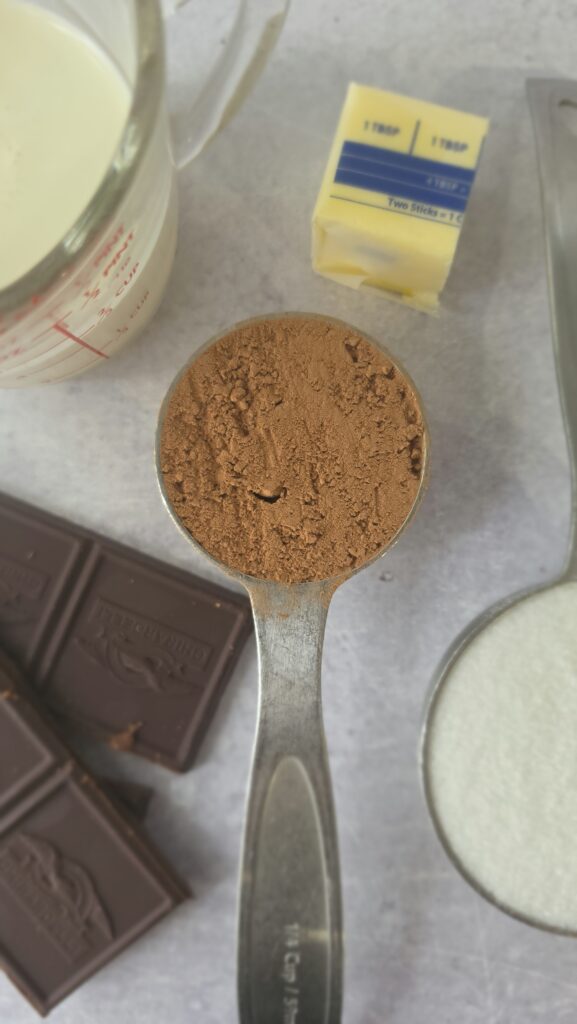 cocoa powder for hot fudge sauce
