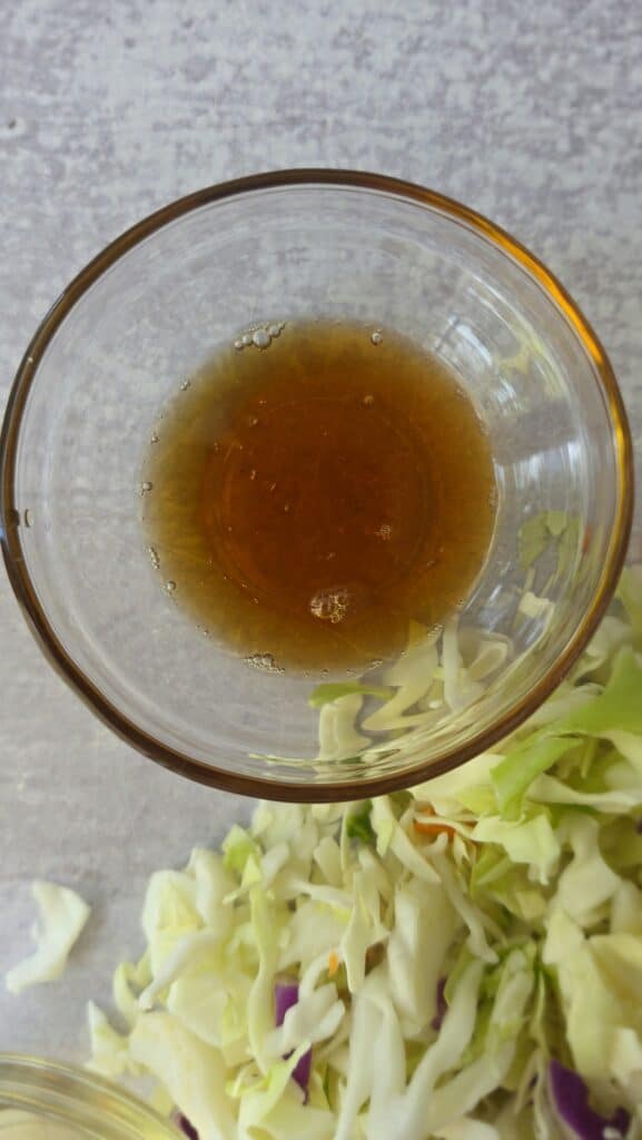 sesame oil for sesame ginger slaw
